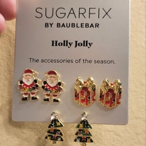 Sugarfix by Baublebar Holly Jolly Earring Set
